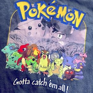 Vintage Kids M Pokémon T-shirt